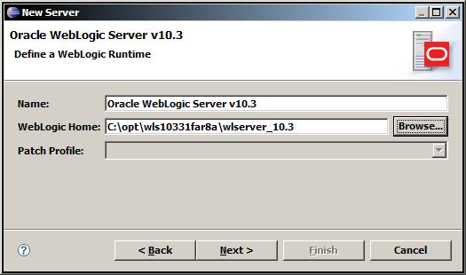 Eclipse weblogic server 103 screen2.jpg