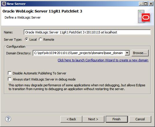 Eclipse weblogic server screen2.jpg